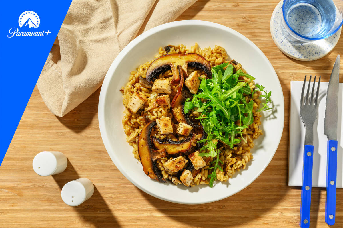 Misty's Forbidden Chicken, Truffle and Mushroom Risotto