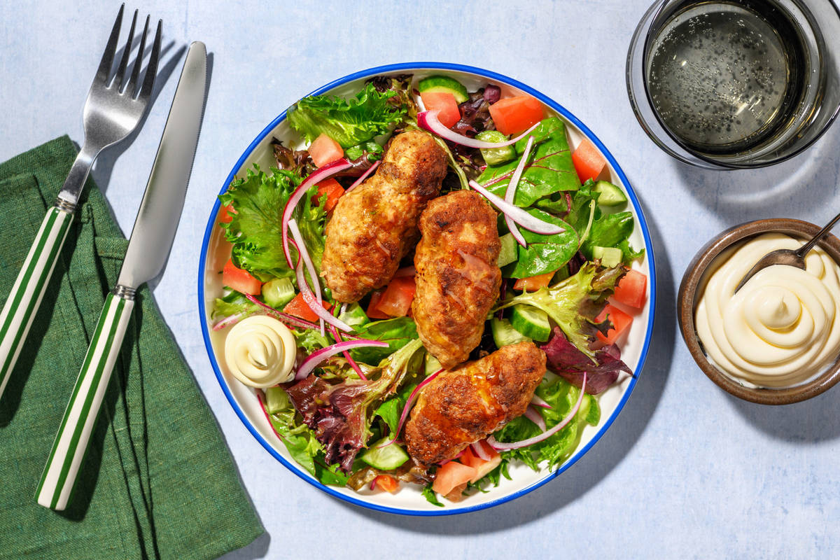 Double Honey-Glazed Beef & Pork Koftas