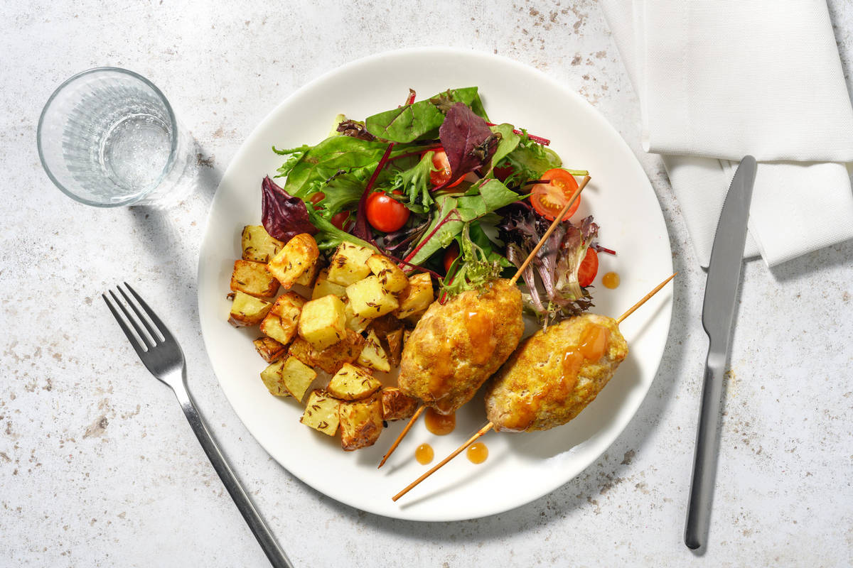 Indian Style Spiced Beef Koftas