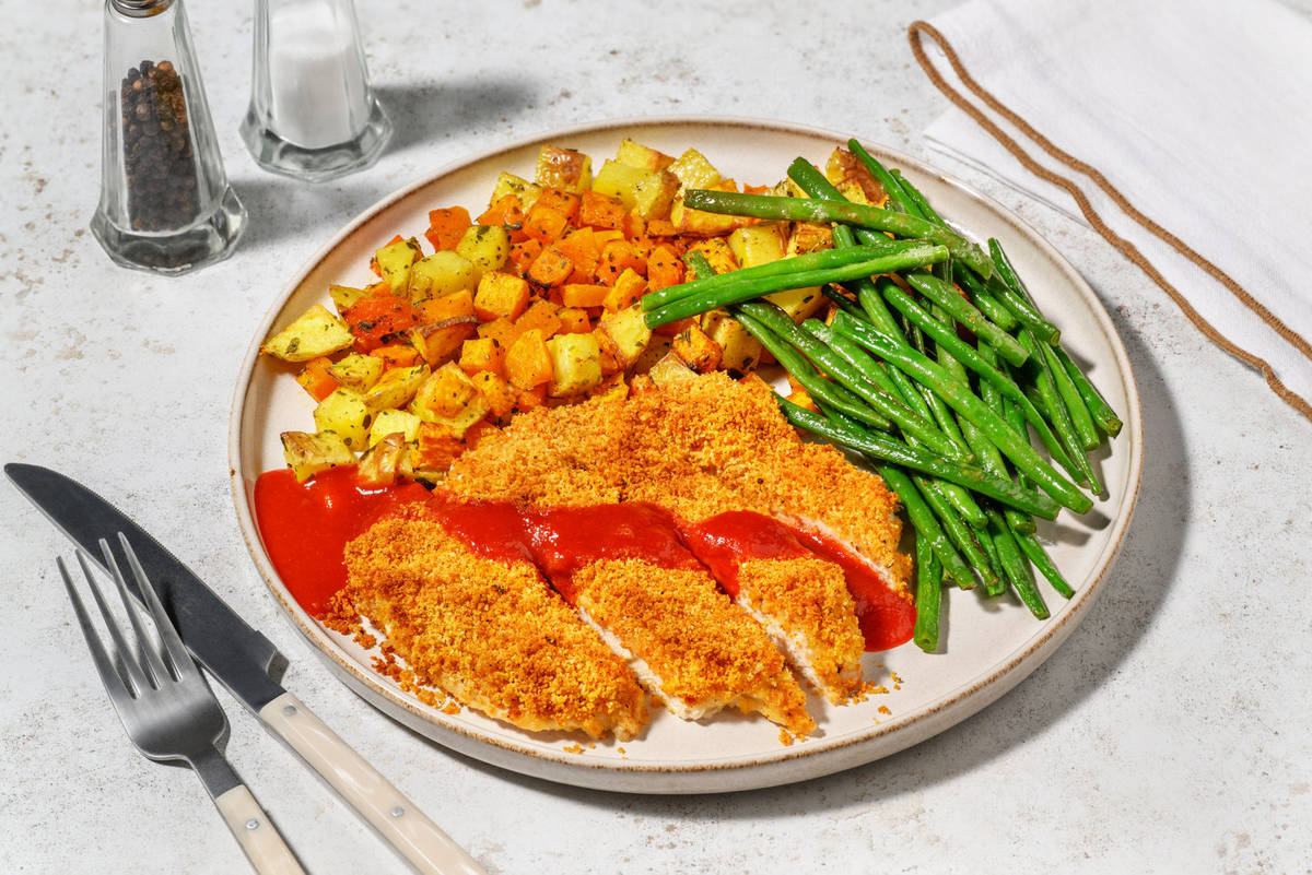 Peri Peri Crumbed Chicken and Hot Honey