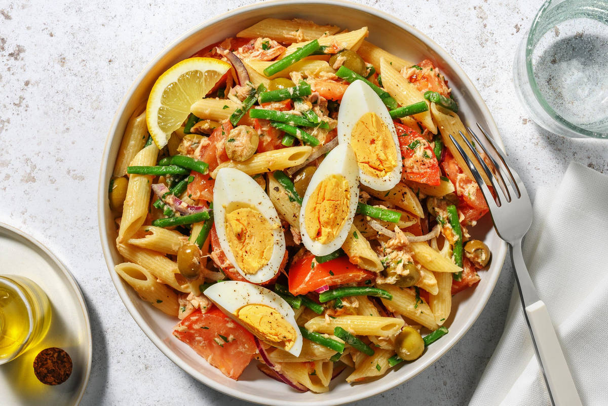 Pasta niçoise 