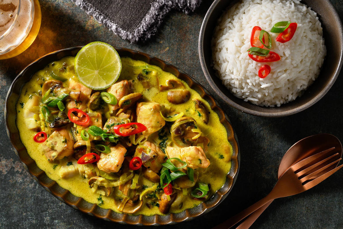Luxe Thaise gele viscurry