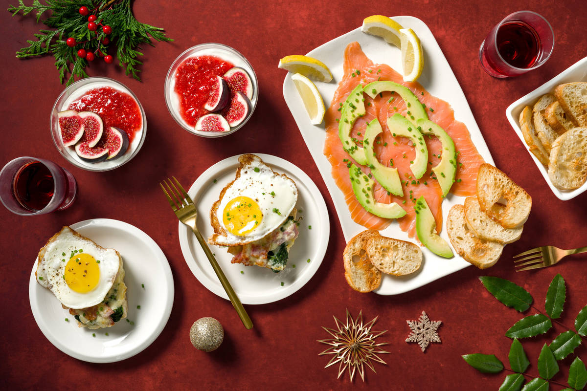 Festive Croque Madame and Smoked Salmon Brunch