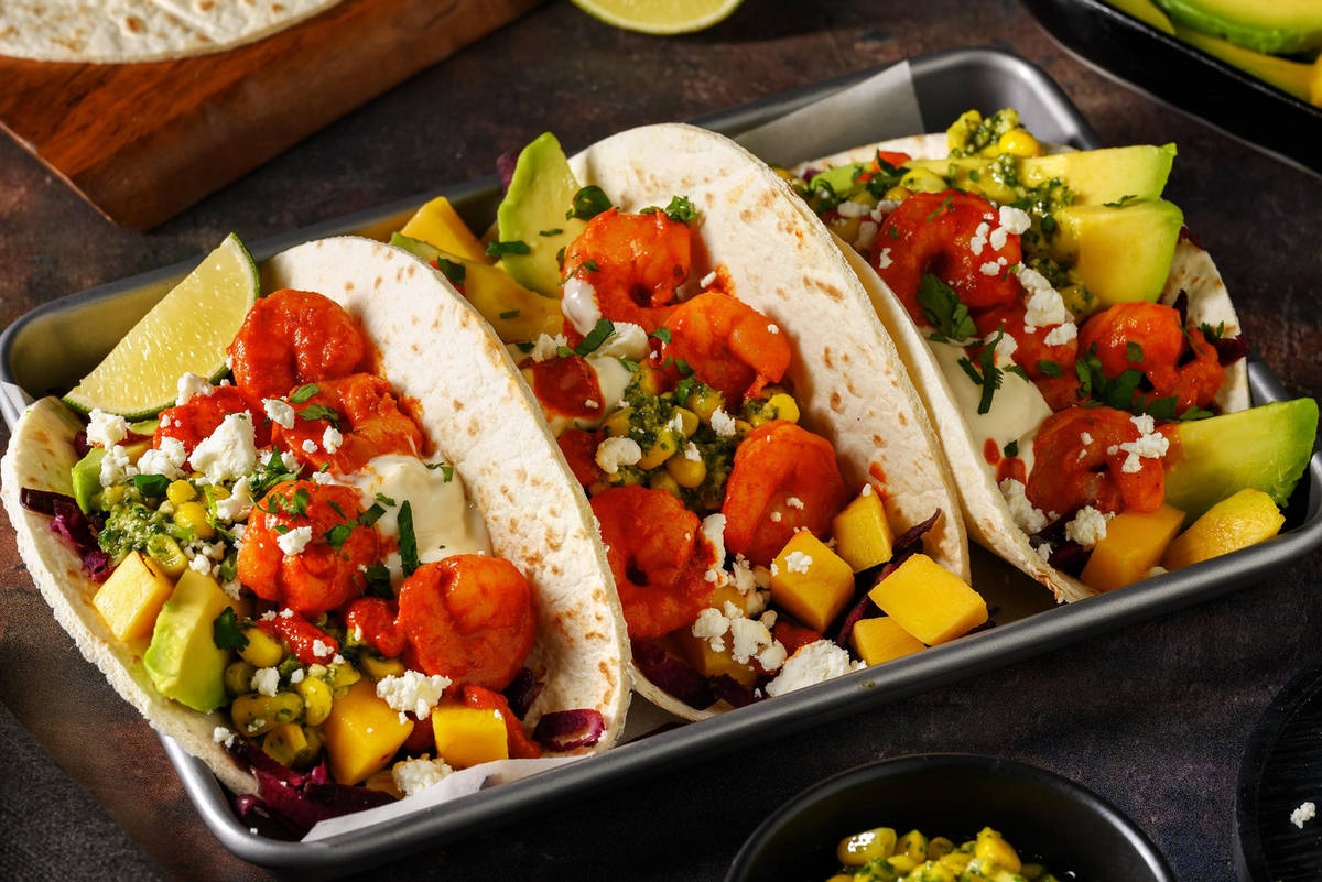 Chipotle Shrimp Tacos with Avocado & Mango