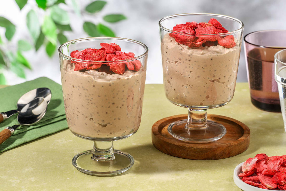 Cocoa chia pudding | Prep ahead 