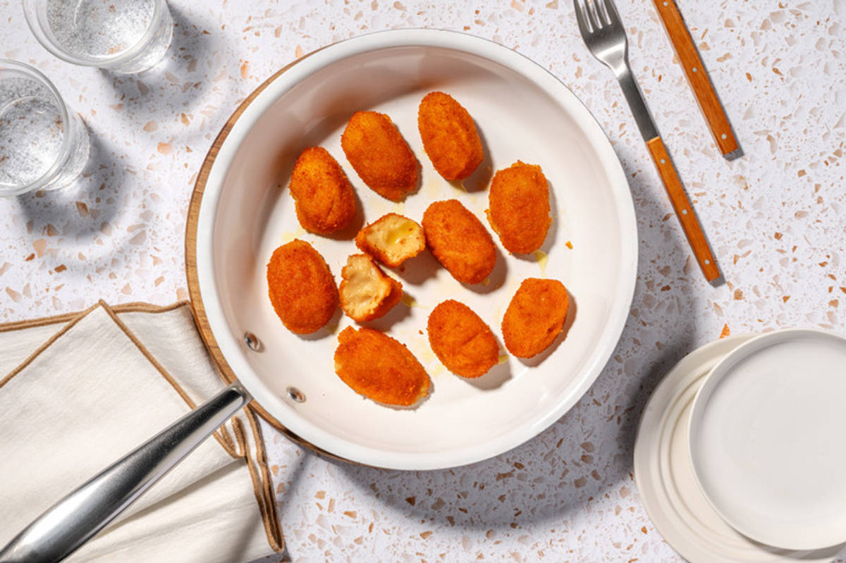 Croquetas de queso de cabra de Casa Mas