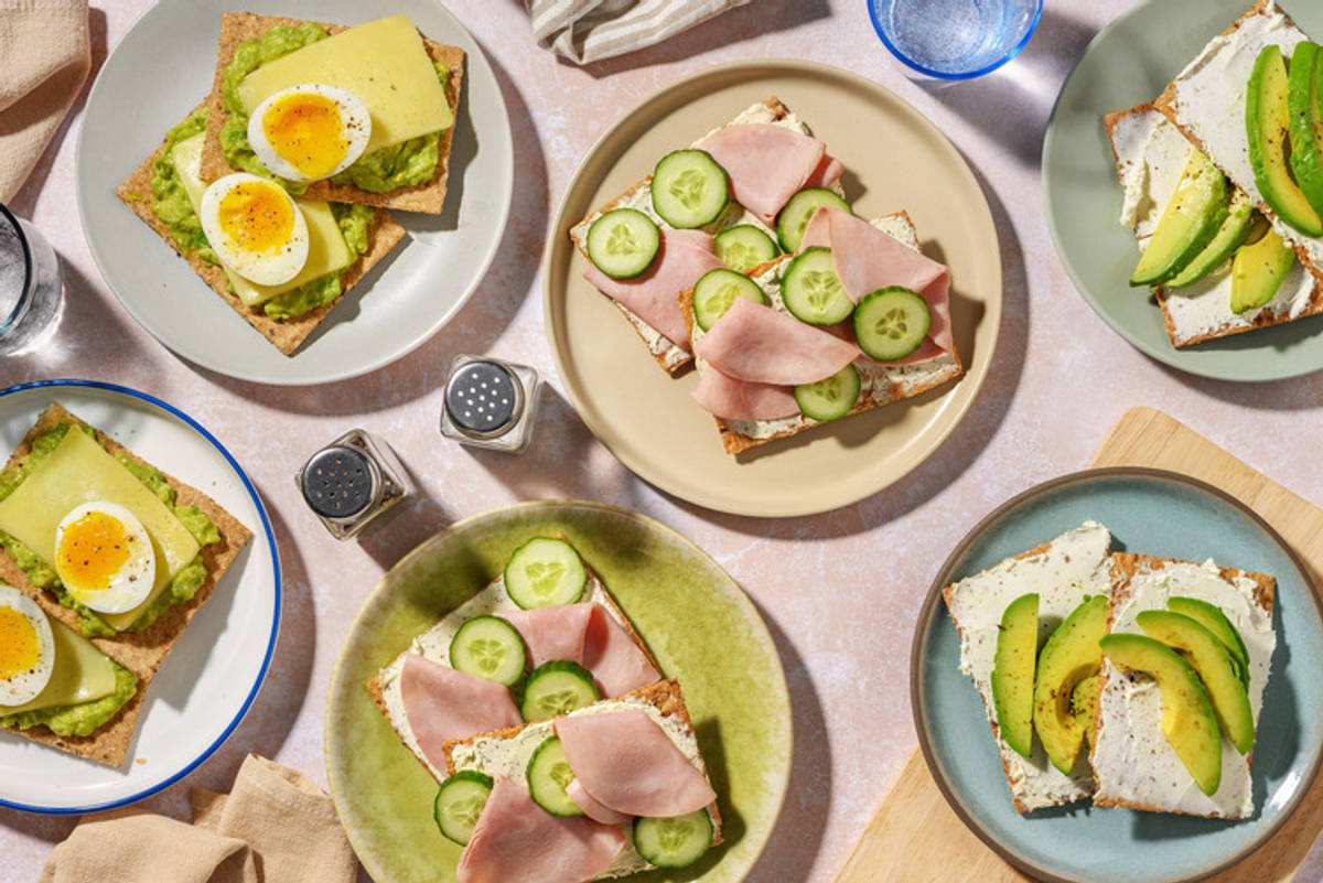 Hartige ontbijtcrackers