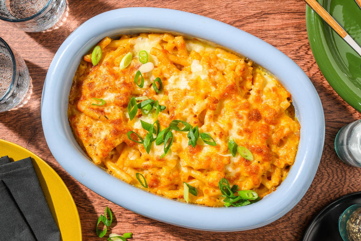 Smoky Jerk Style Mac and Cheese