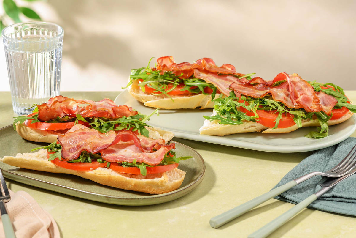 Bacon and Tomato Baguette Breakfast Bundle