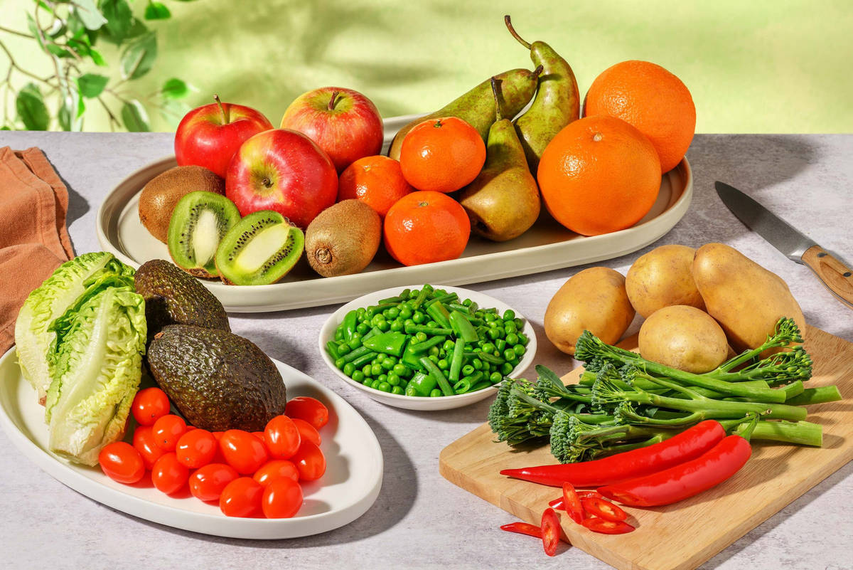 Fruit & Vegetable Selection | 9 Types of Veg