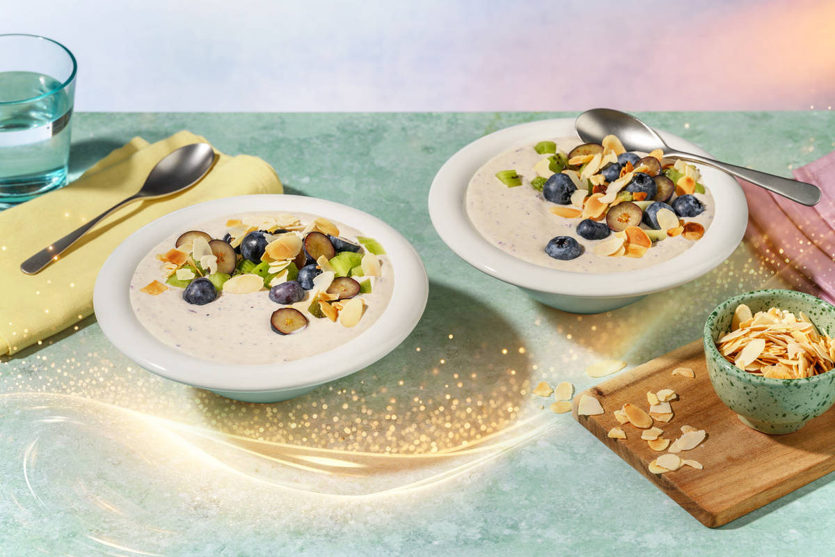 Overnight Oats Melody Smoothie Bowl Inspired by Stitch