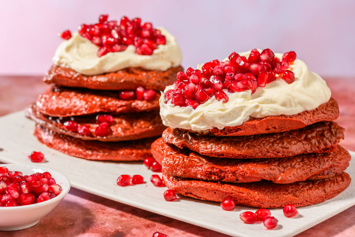 Valentijnsdag pannenkoeken