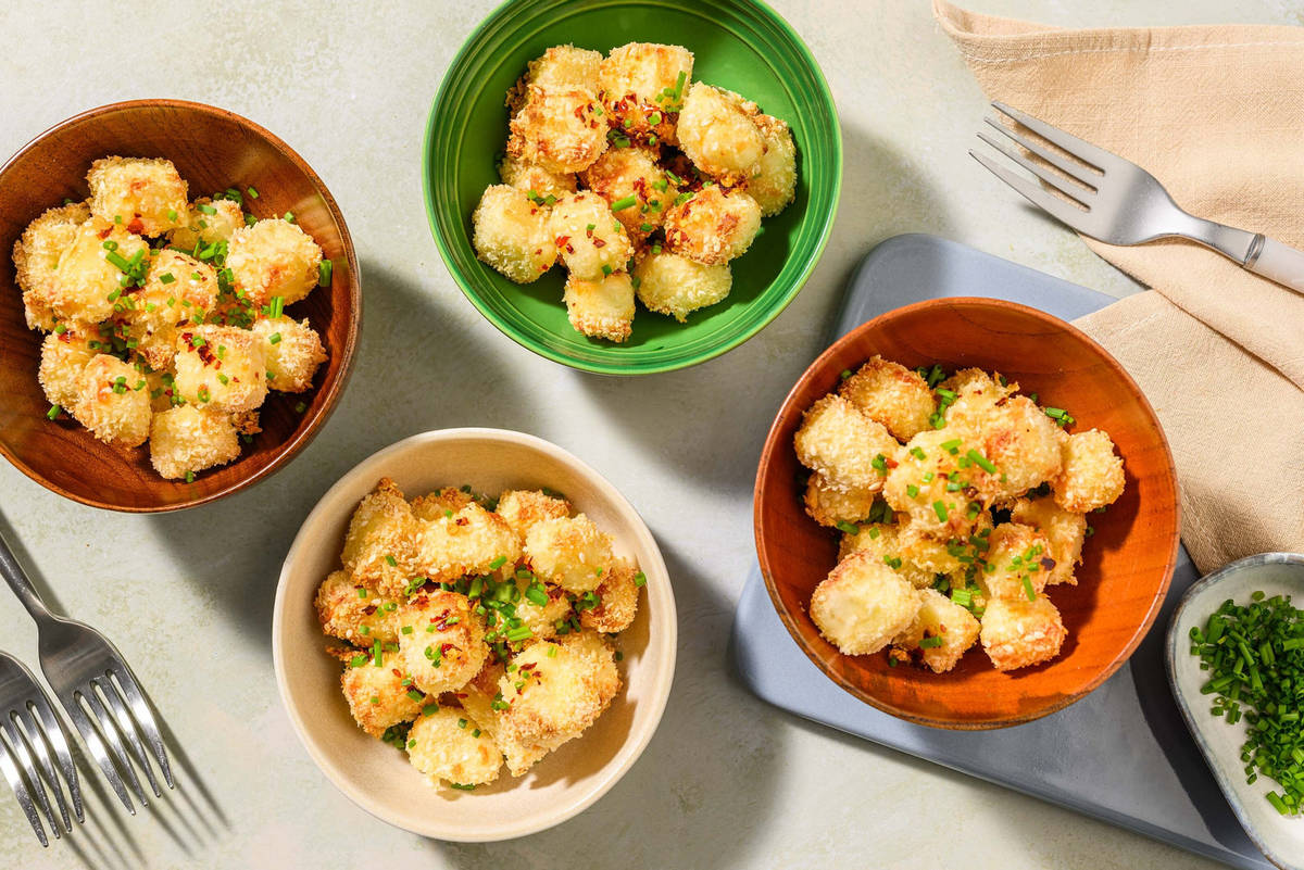 Sweet and Spicy Halloumi Bites