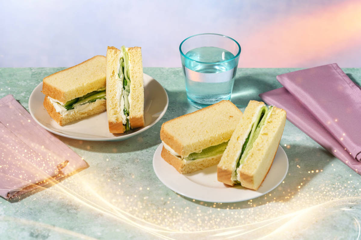 Cucumber Sandwich Harmony Inspired by Daisy Duck