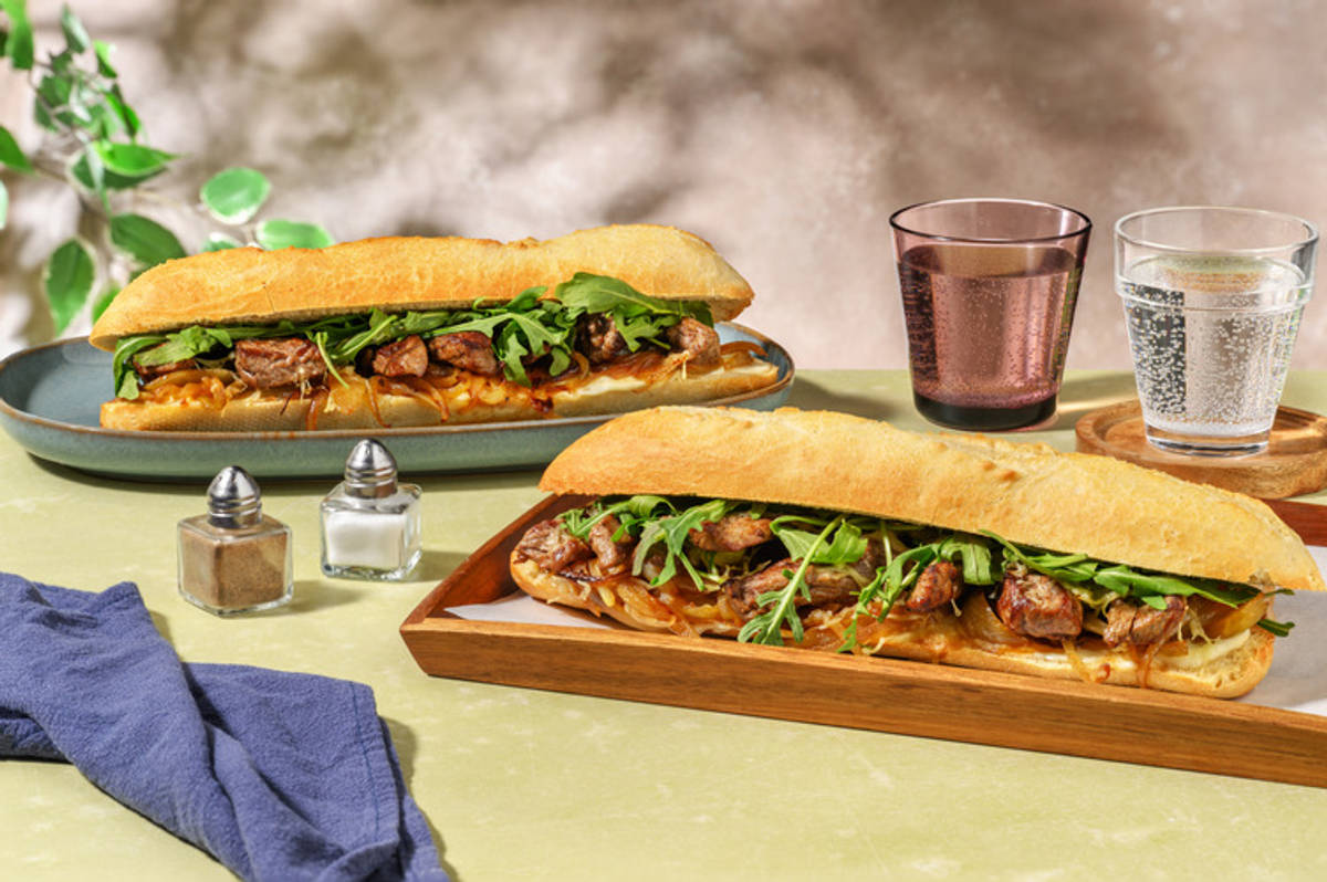 Father's Day Beef & Caramelised Onion Roll