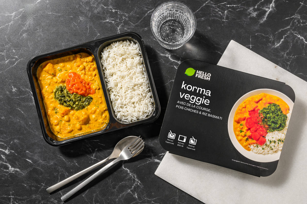 Korma veggie aux pois chiches & courge