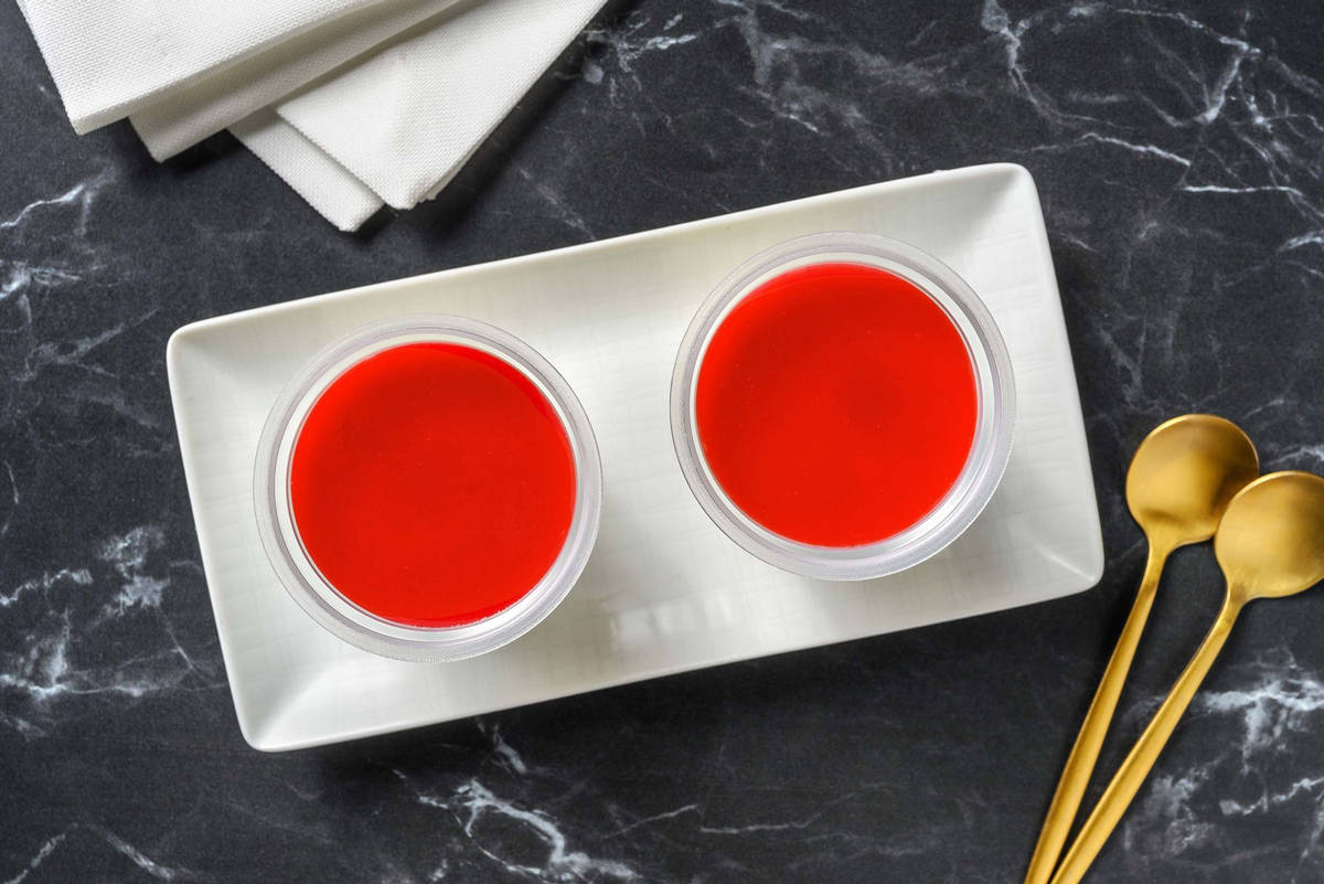 Panna Cotta mit Himbeersoße