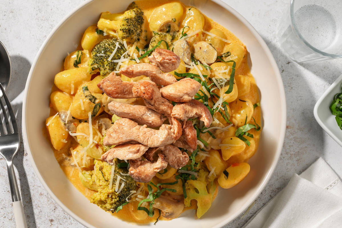 Gnocchi-Pfanne mit extra Bio-Hähnchenstreifen