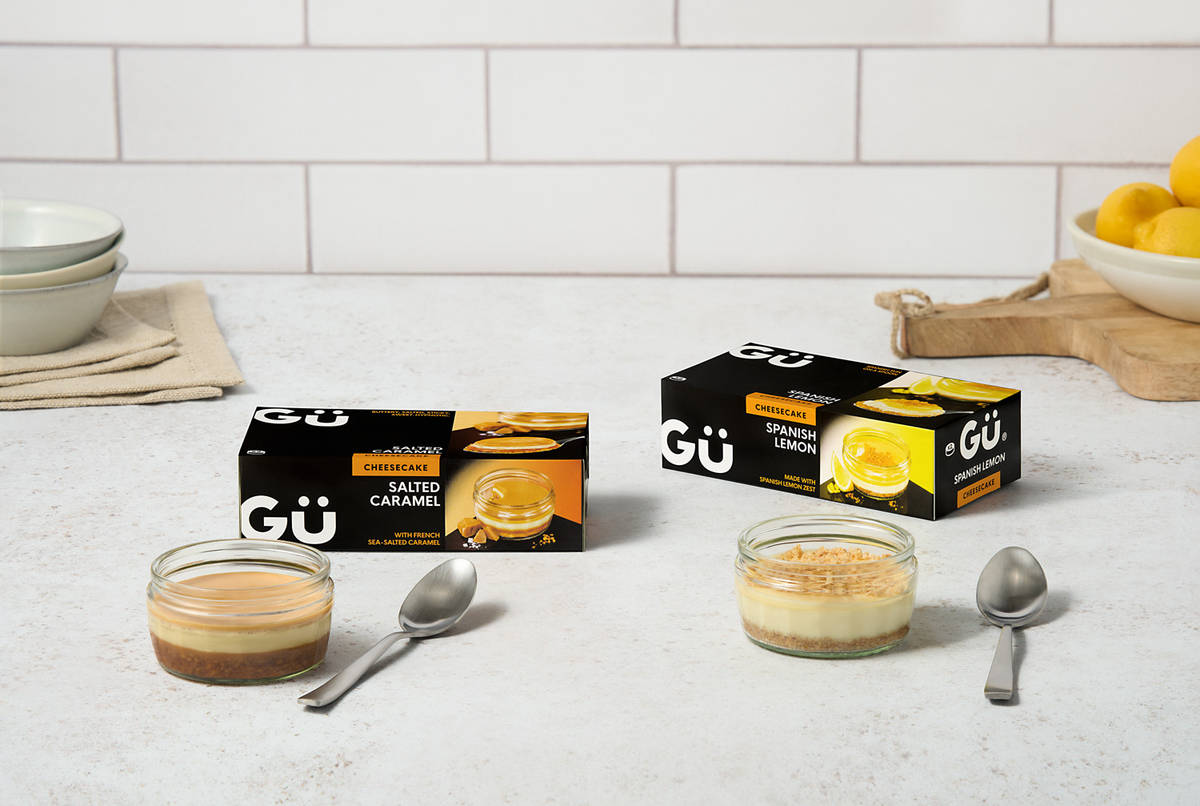 Gü Salted Caramel Cheesecakes and Spanish Lemon Cheesecakes Bundle