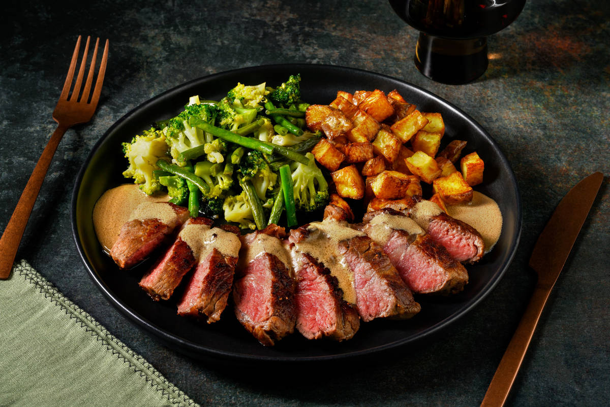 Prime Beef Sirloin Steak Diane