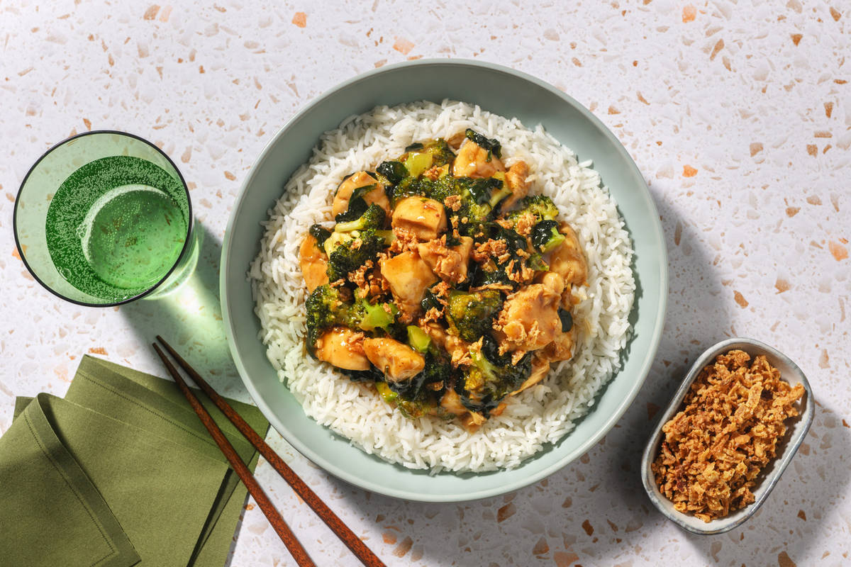 Express Double Chinese BBQ Chicken Stir-Fry