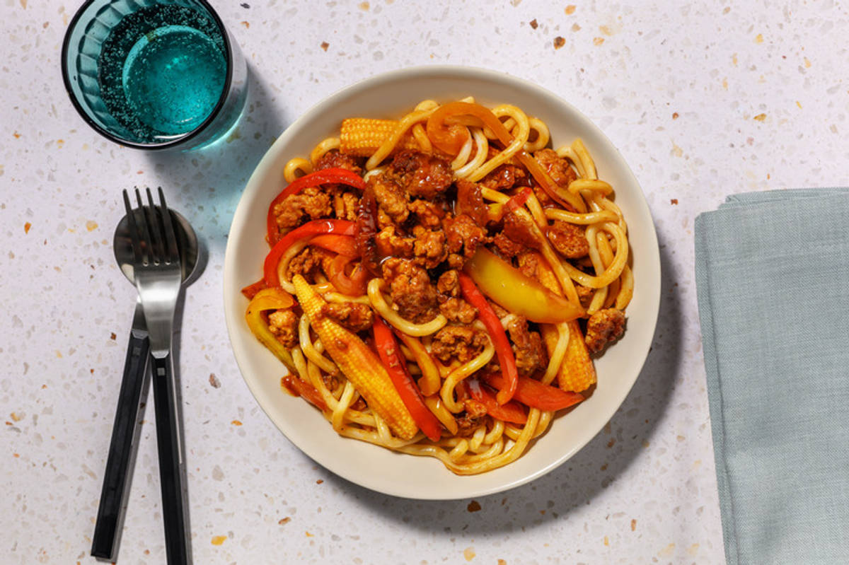 Speedy Szechuan Pork Udon