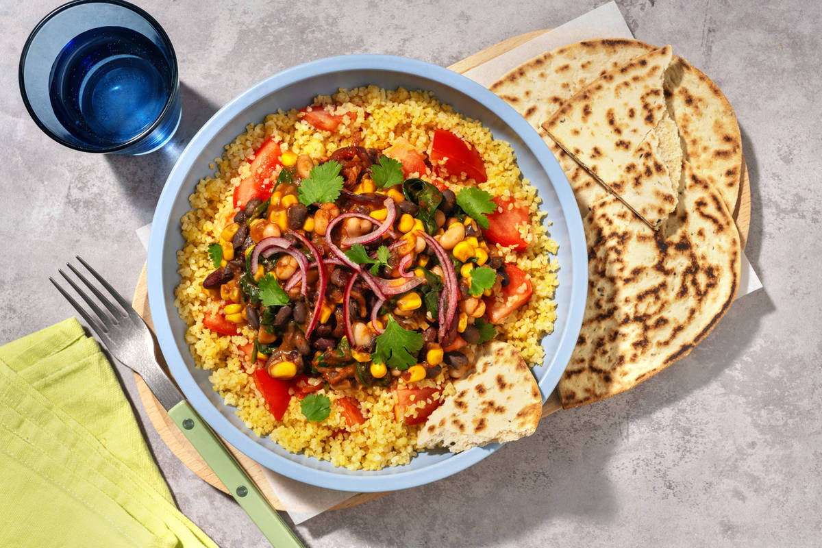 Nigerian Adalu Inspired Beans