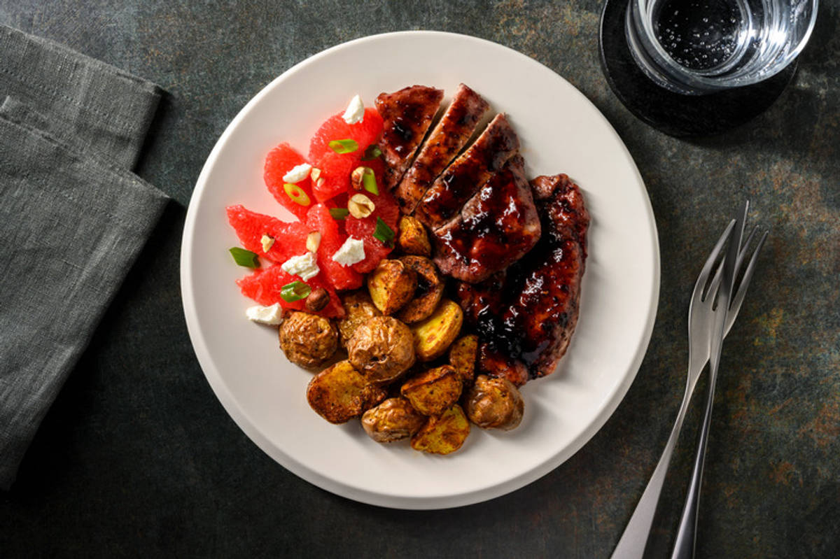 Blueberry BBQ Chicken Breasts