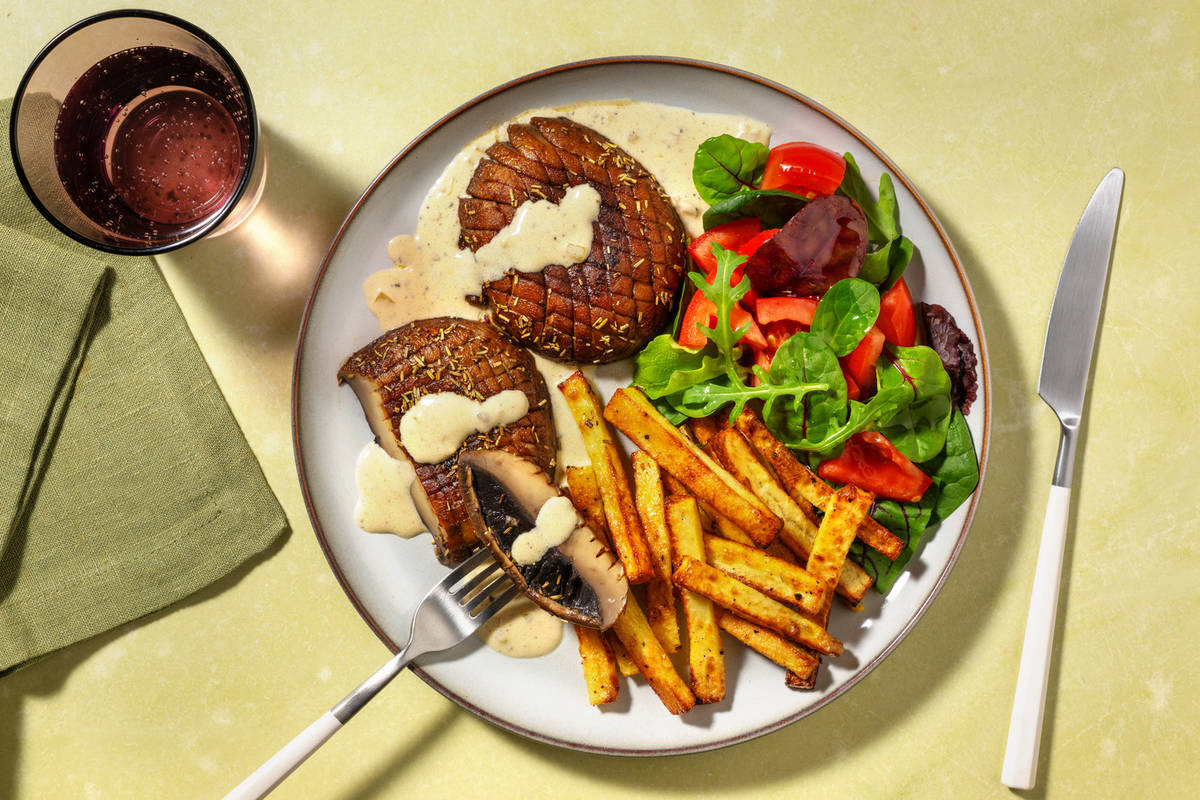 Portobello Mushroom 'Steak' Frites