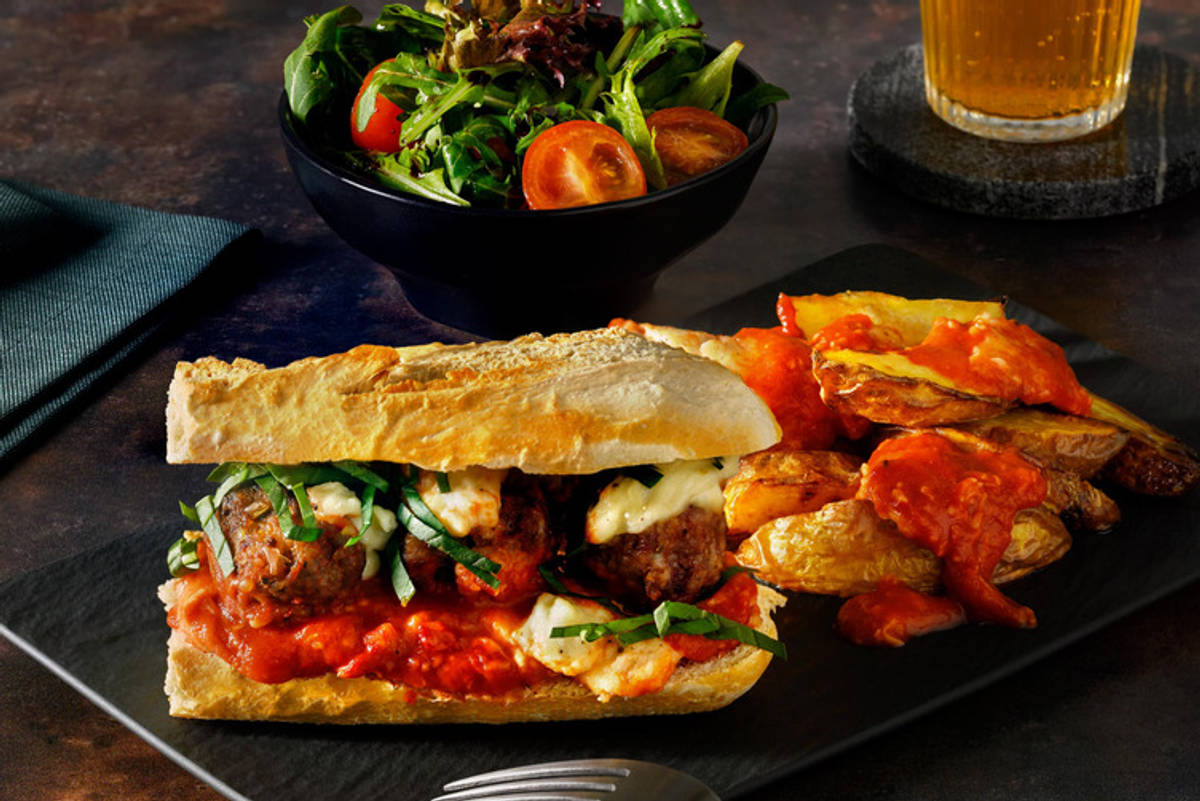 Cheesy Meatball Sub: Italienische Hackbällchen