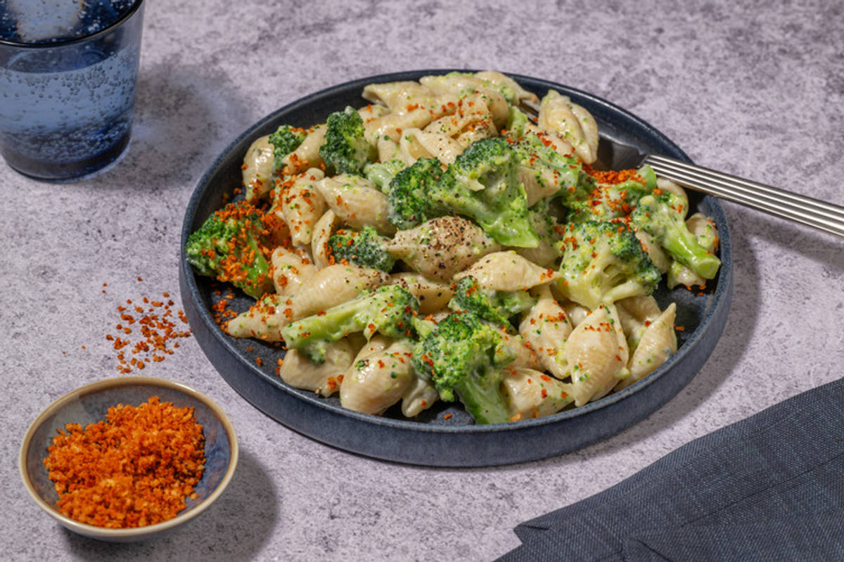Conchiglie cremose al Gorgonzola Dop e broccoli 