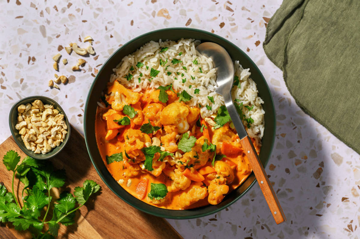 Chou-fleur façon tikka massala & riz