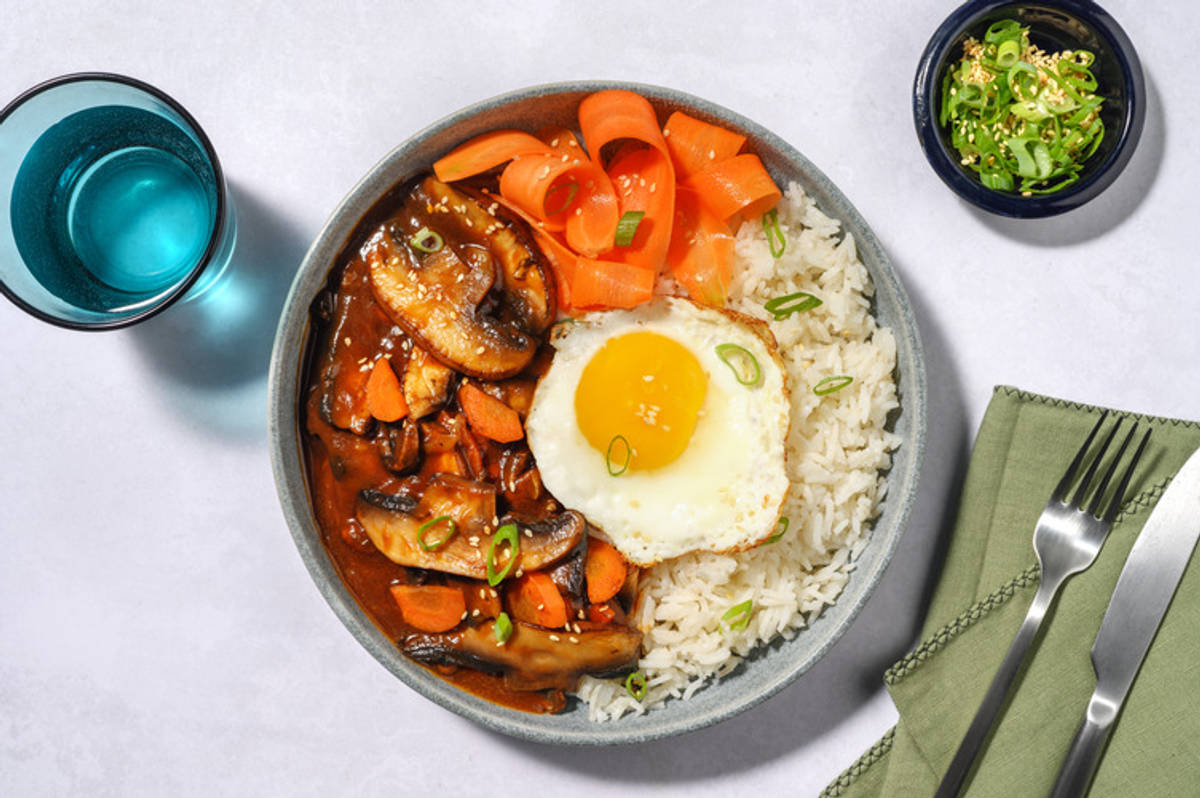 Portobellos façon barbecue Coréen