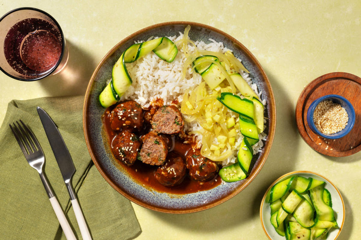 Gyu Dango: albóndigas de ternera en salsa oriental