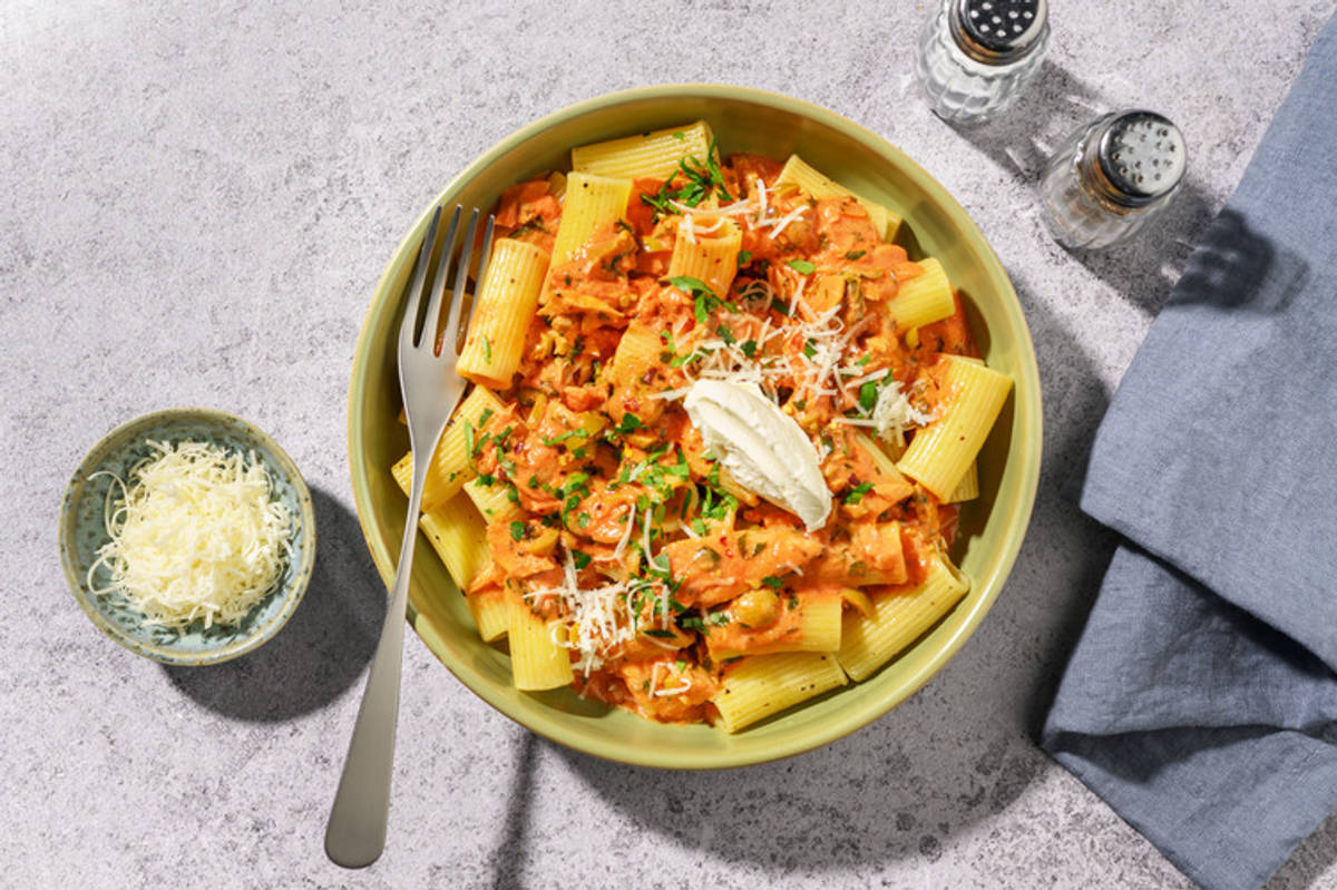 Tuna and Olive Puttanesca