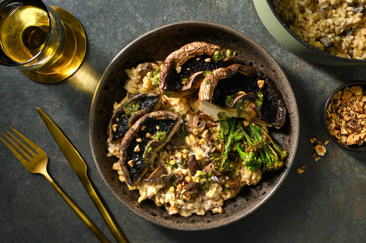 Double Mushroom, Toasted Hazelnut & Truffle Risotto