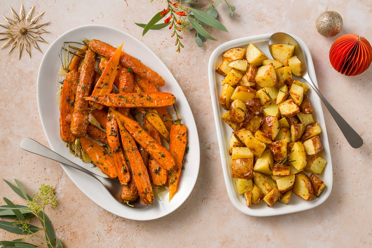Garlic & Rosemary Butter Roast Potatoes 
