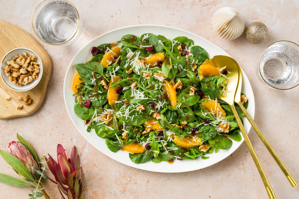 [8-10P] Orange & Currant Walnut Christmas Salad