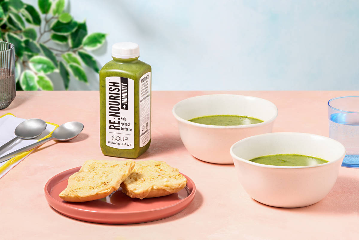 Re:Nourish Immunity Soup & Cheesy Ciabatta Bundle