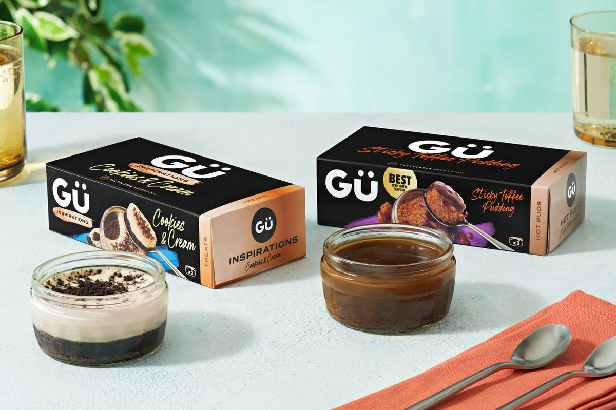  Gü Inspirations Cookies & Cream Desserts and Sticky Toffee Puddings Variety Bundle