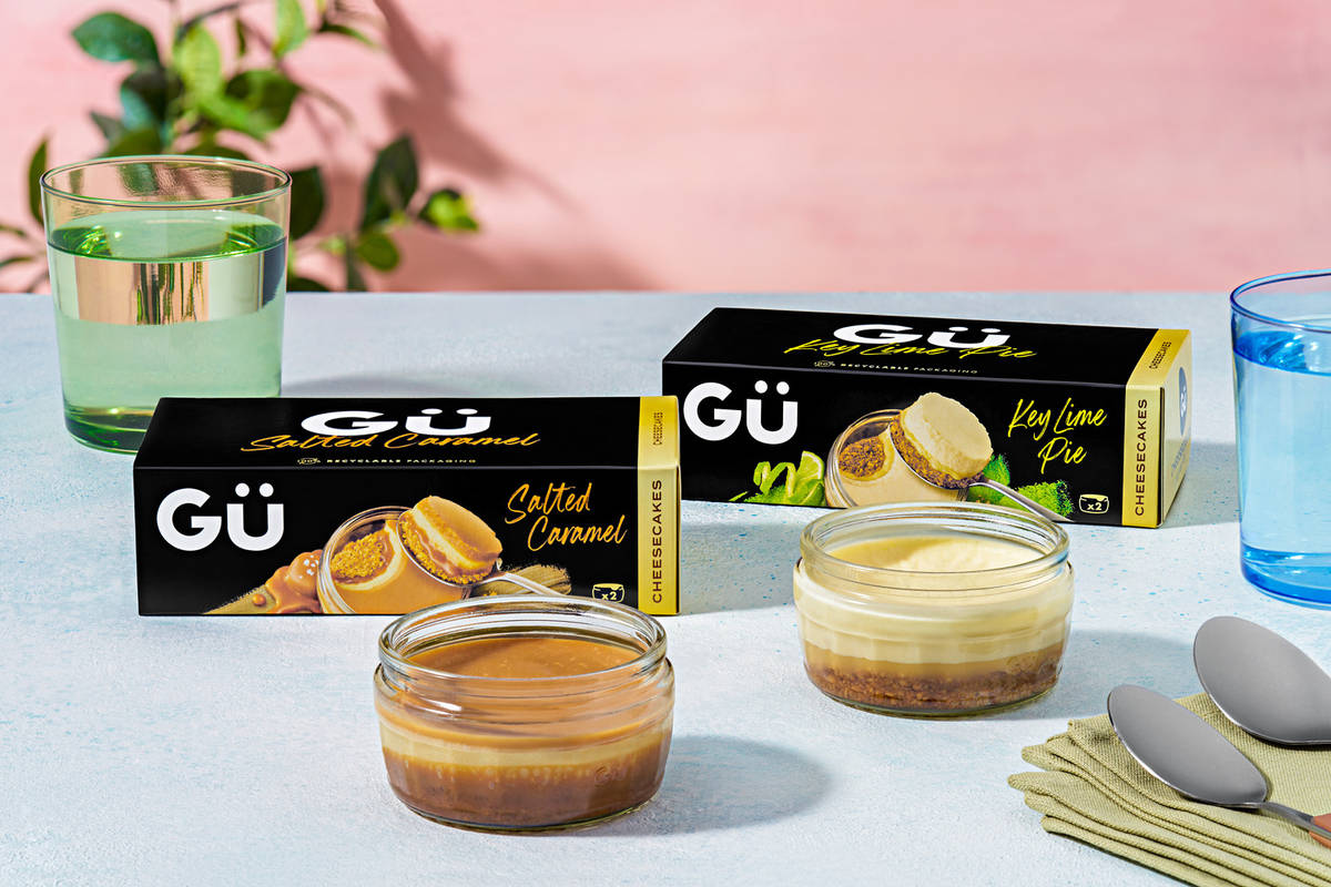 Gü Salted Caramel Cheesecakes and Key Lime Pie Cheesecakes Bundle