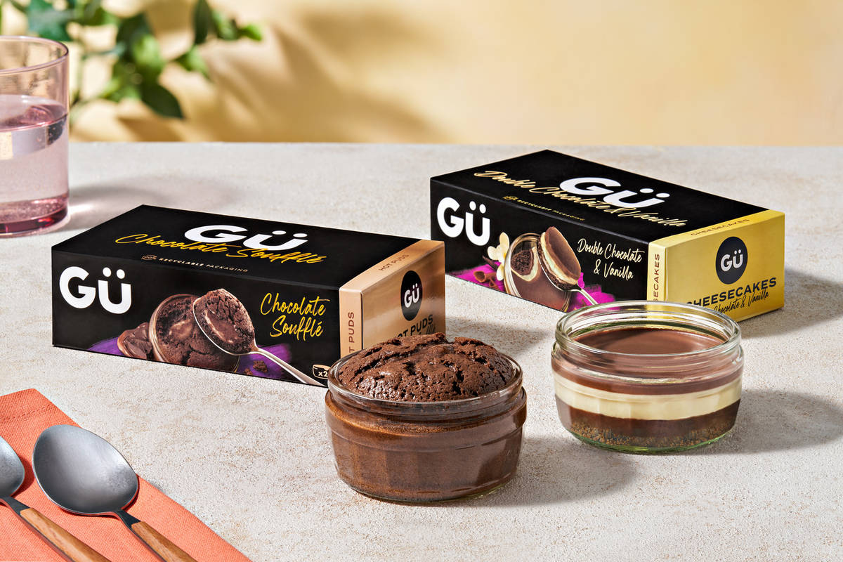 Gϋ Hot Chocolate Soufflés and Double Chocolate & Vanilla Cheesecakes Variety Bundle
