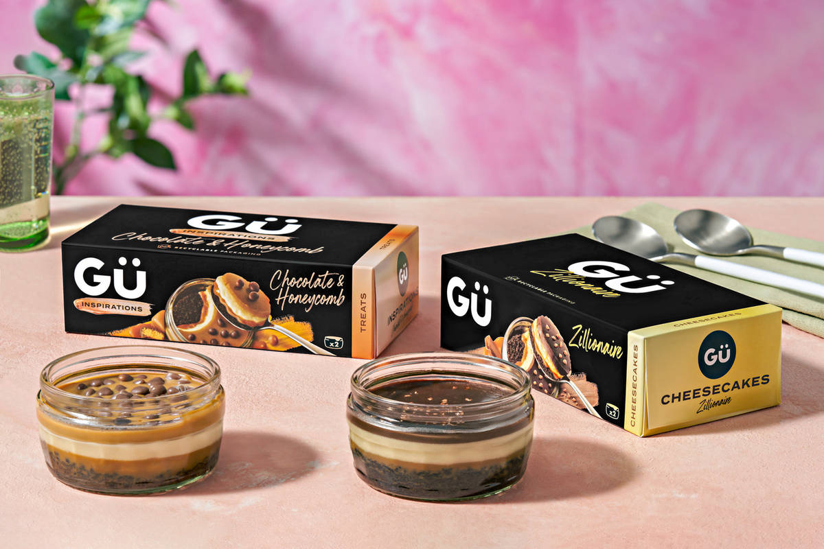 Gü Chocolate & Honeycomb Desserts and Gϋ-Zillionaire's Cheesecakes Variety Bundle