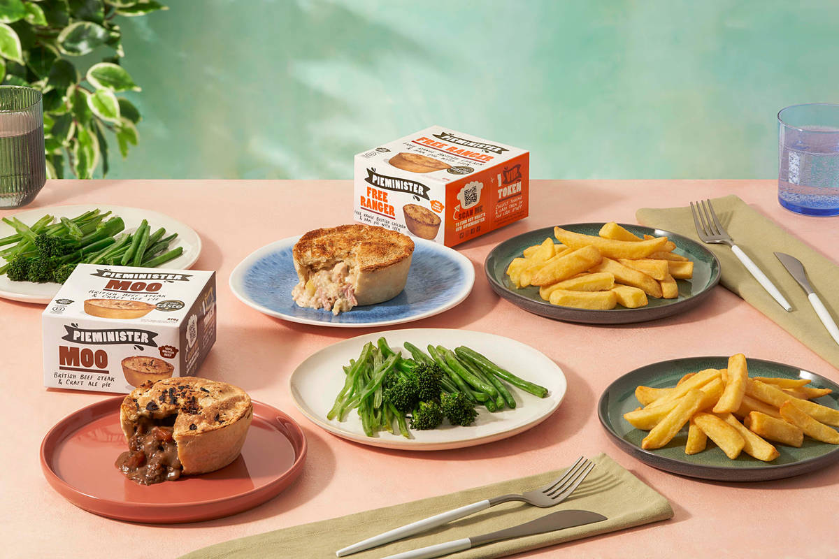 Pies & Chips Bundle | 1 x Pieminister Chicken Pie and 1 x Beef Pie
