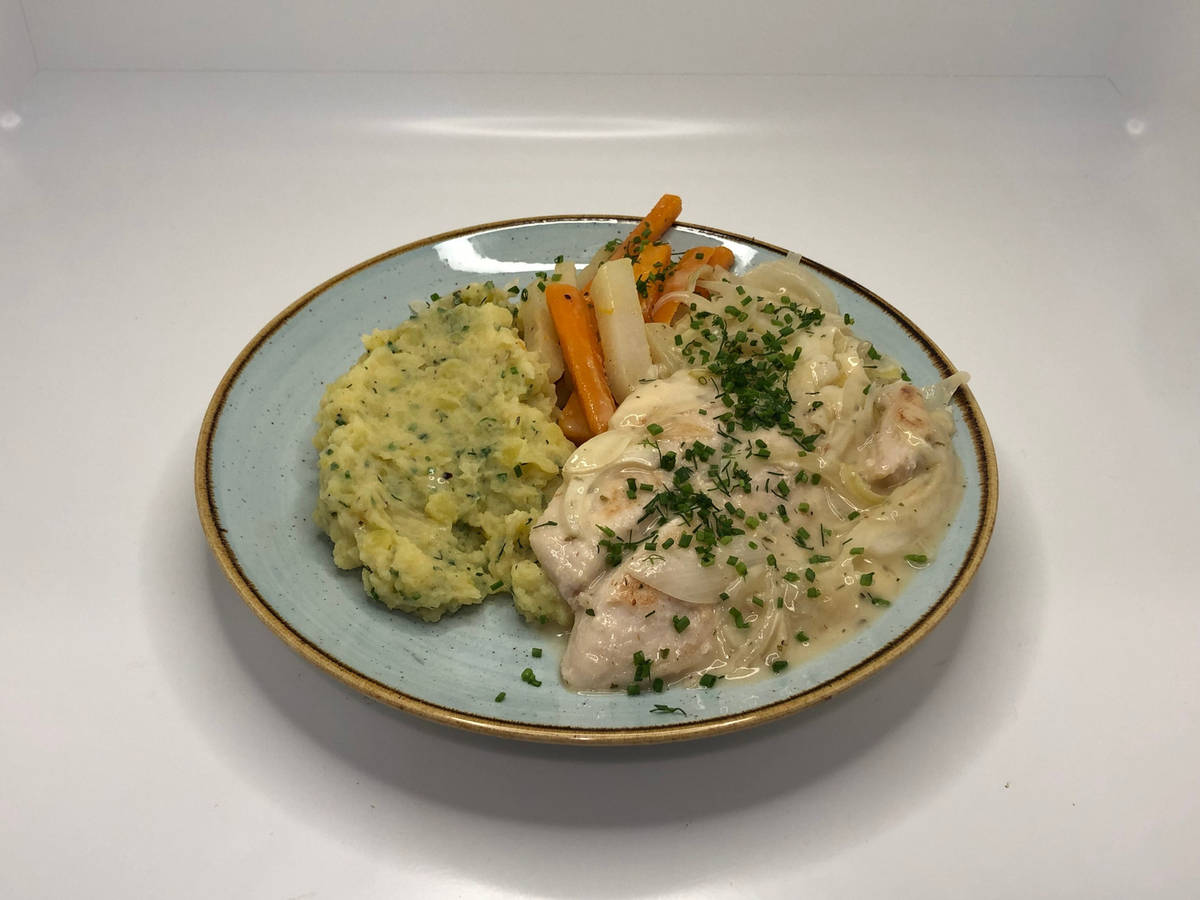 Pangasius in Ravigote Sauce