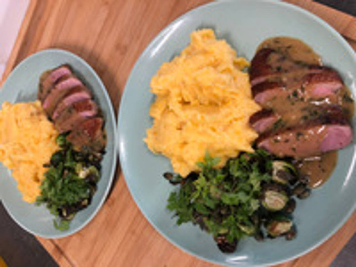 Sour-vide Duck
