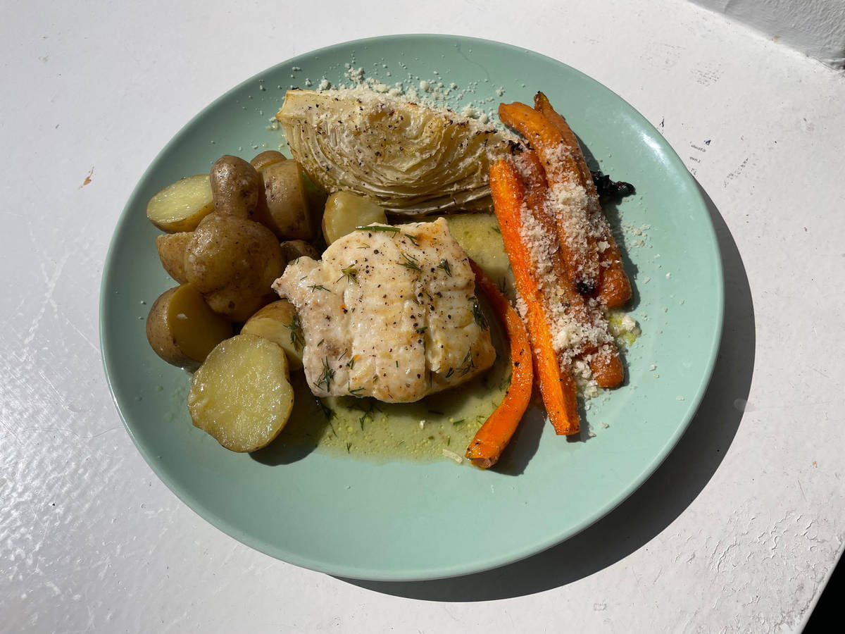 Lemon-fried haddock