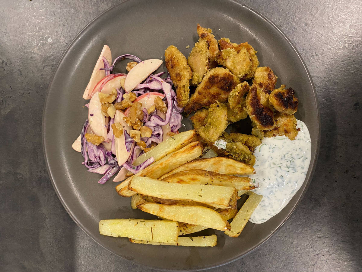 Crispy veggie strips