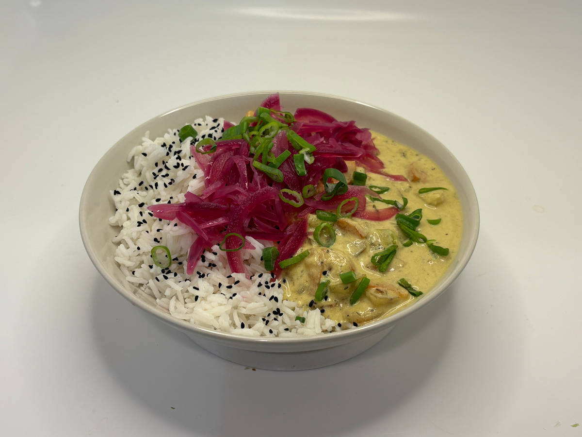 Südsee-Kokos-Curry mit Garnelen
