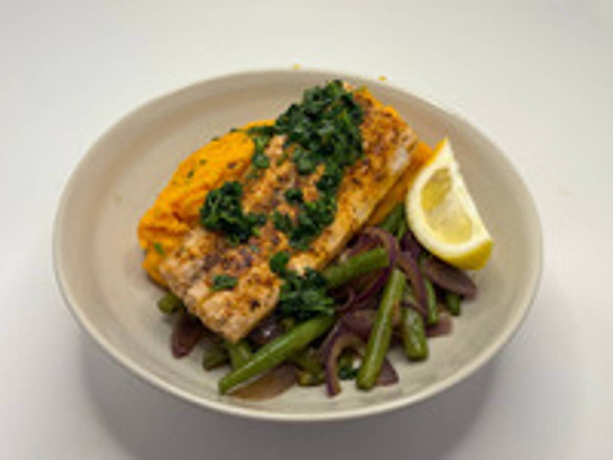 Piri-Piri Lachsfilet mit Chimichurri